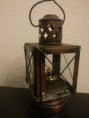 FAROL DE LATÓN Y CRISTAL